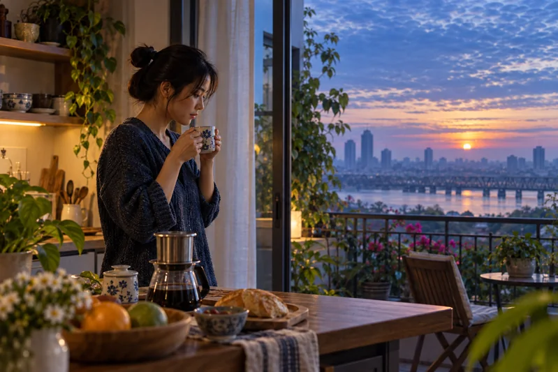 Cảnh minh họa đời sống cho một đoạn trong Câu 1.