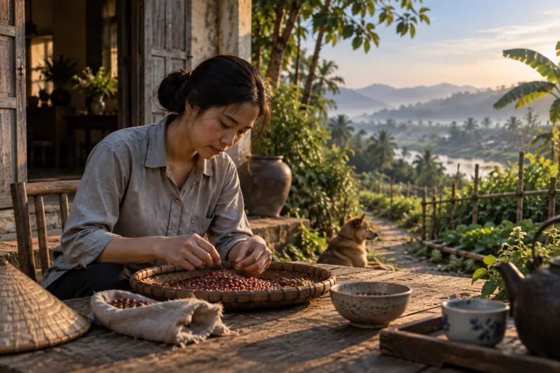 Cảnh minh họa đời sống cho một đoạn trong Câu 5.