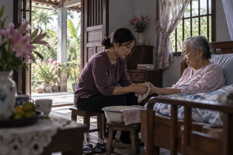 Cảnh minh họa đời sống cho một đoạn trong Câu 9.