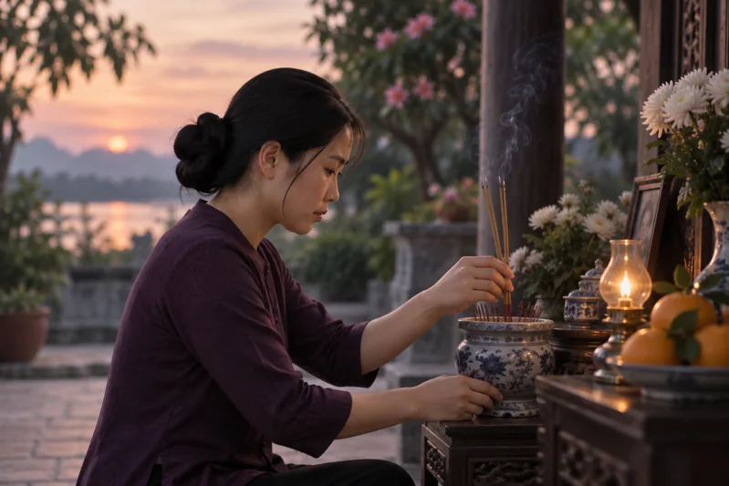 Cảnh minh họa đời sống cho một đoạn trong Câu 10.