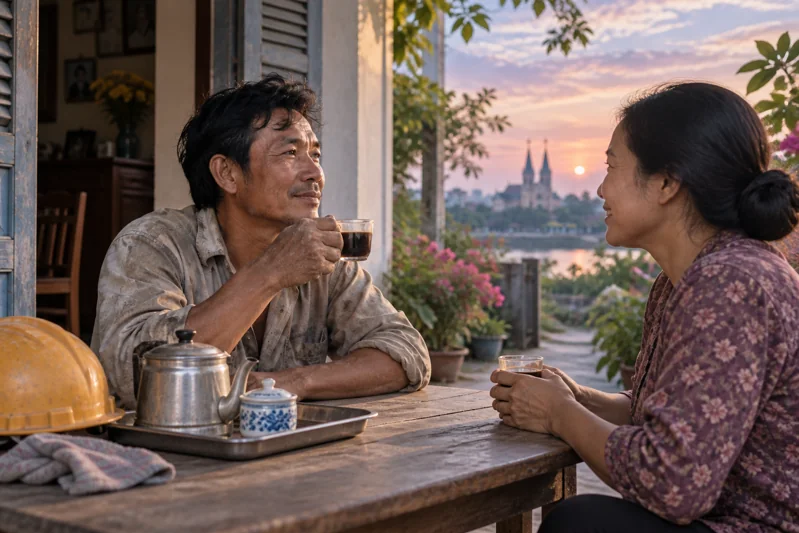Cảnh minh họa đời sống cho một đoạn trong Câu 15.