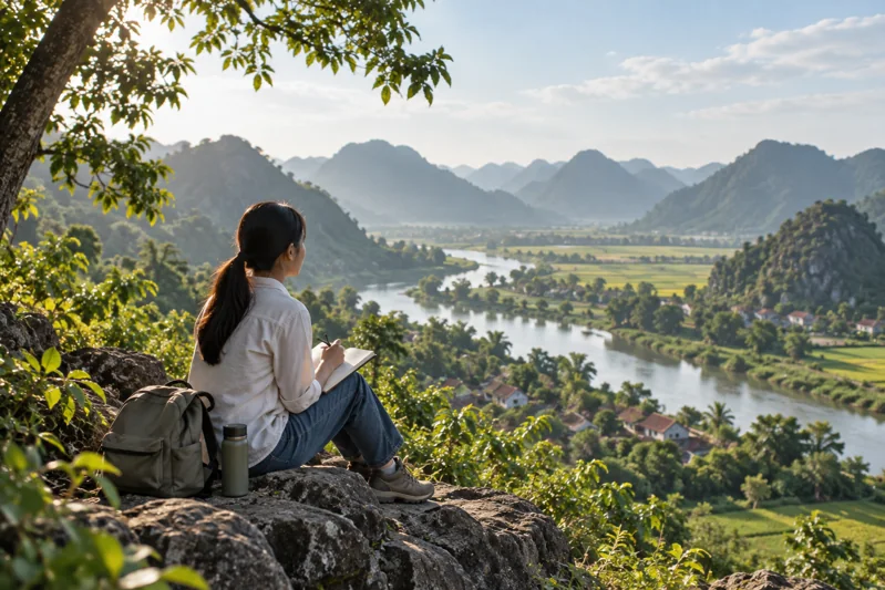 Cảnh minh họa đời sống cho một đoạn trong Câu 25.