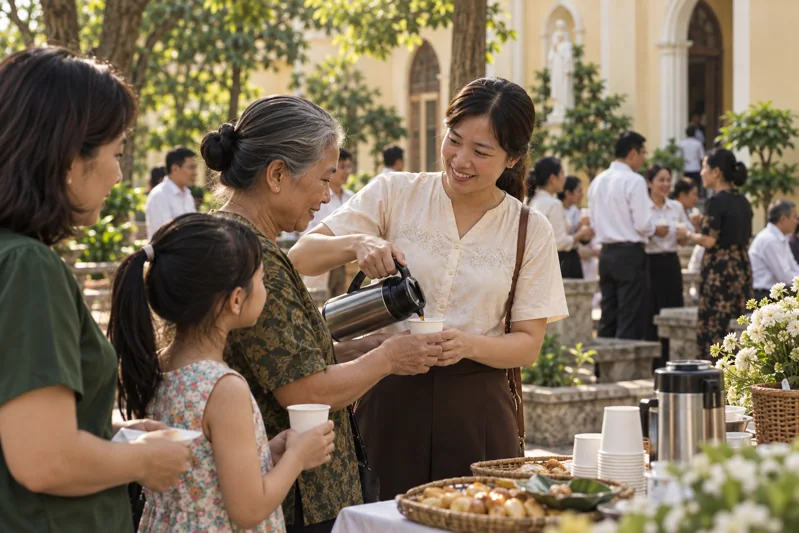 Cảnh minh họa đời sống cho một đoạn trong Câu 26.