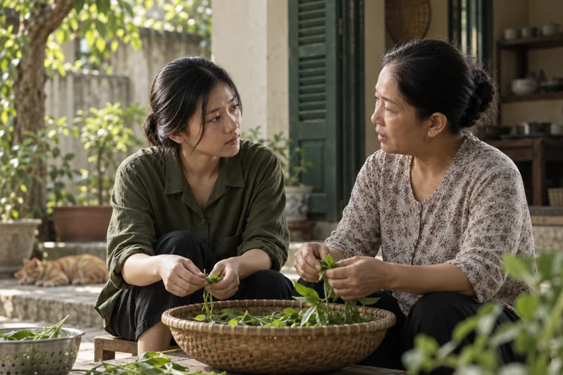 Cảnh minh họa đời sống cho một đoạn trong Câu 30.