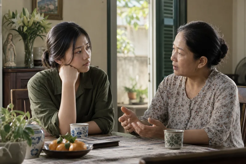 Cuộc trò chuyện về lương tâm; không dùng thang điểm tội.