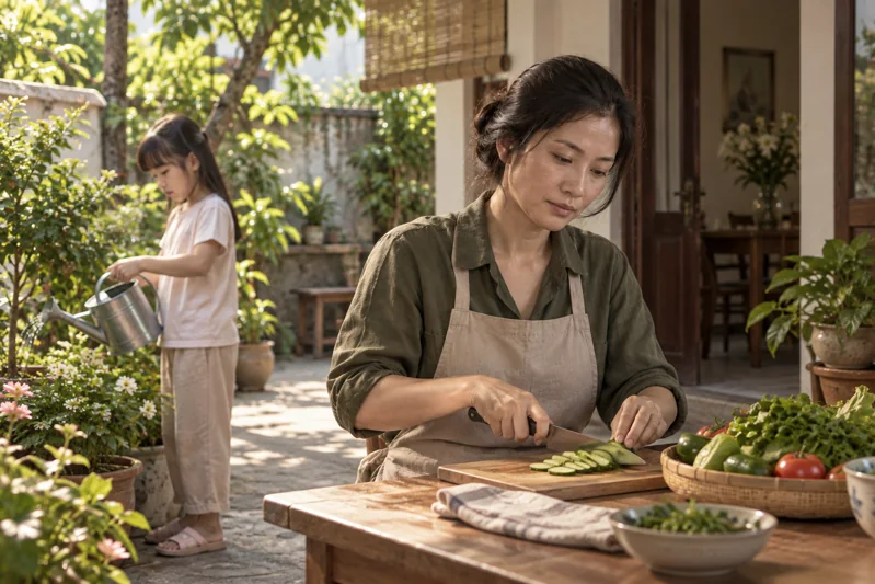 Cảnh minh họa đời sống cho một đoạn trong Câu 35.