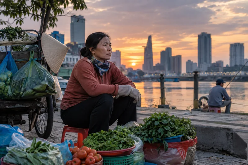 Sinh kế và nỗi lo của người lao động; không số trúng hay hình mời gọi cá cược.