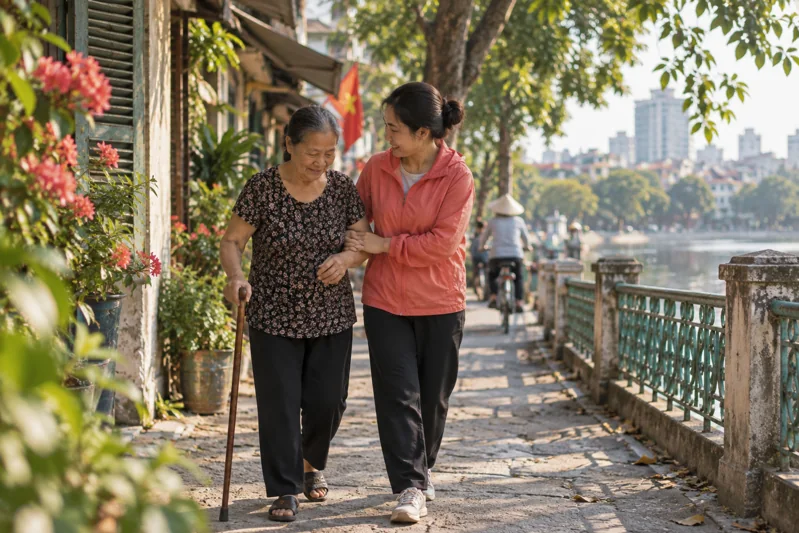 Cảnh minh họa đời sống cho một đoạn trong Câu 45.