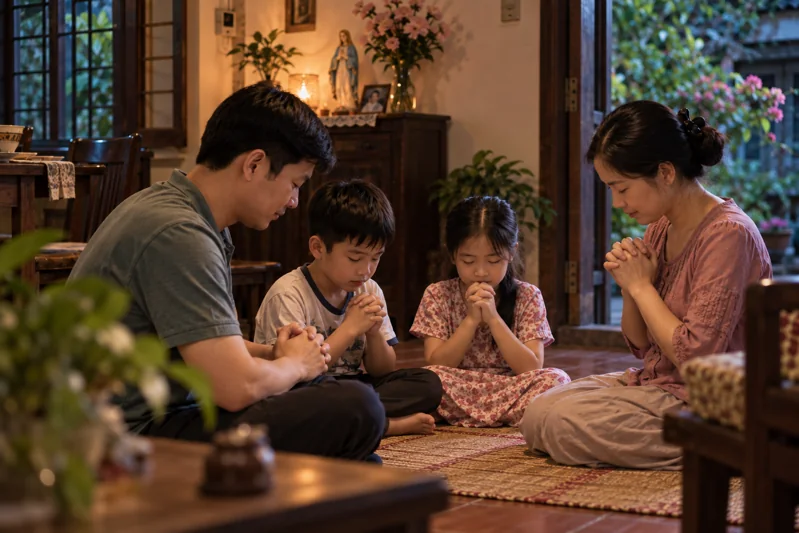 Cảnh minh họa đời sống cho một đoạn trong Câu 48.