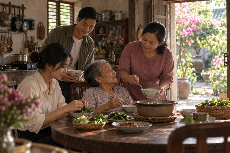 Cảnh minh họa đời sống cho một đoạn trong Câu 52.